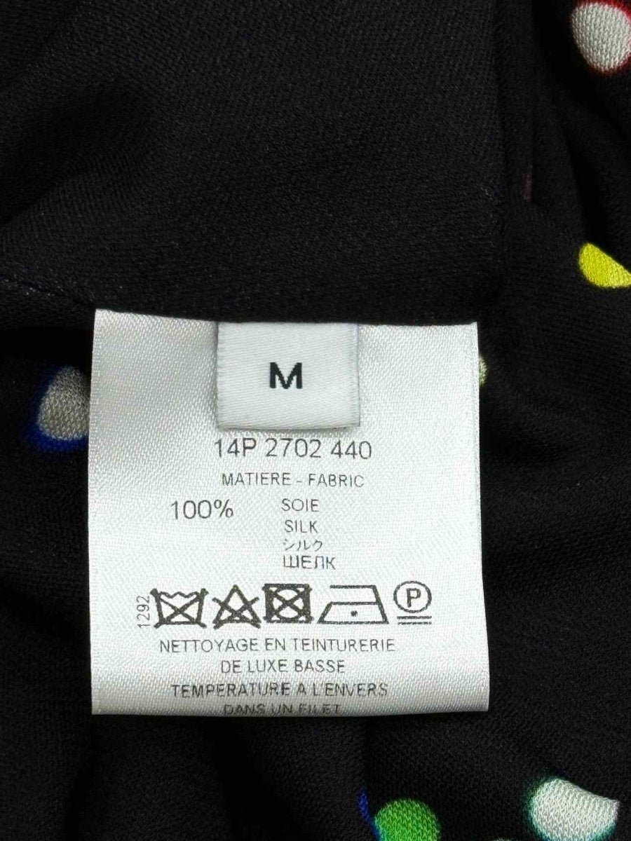 Pre - loved GIVENCHY Lunares Black w/ Multicolor Midi Dress at Reems Closet