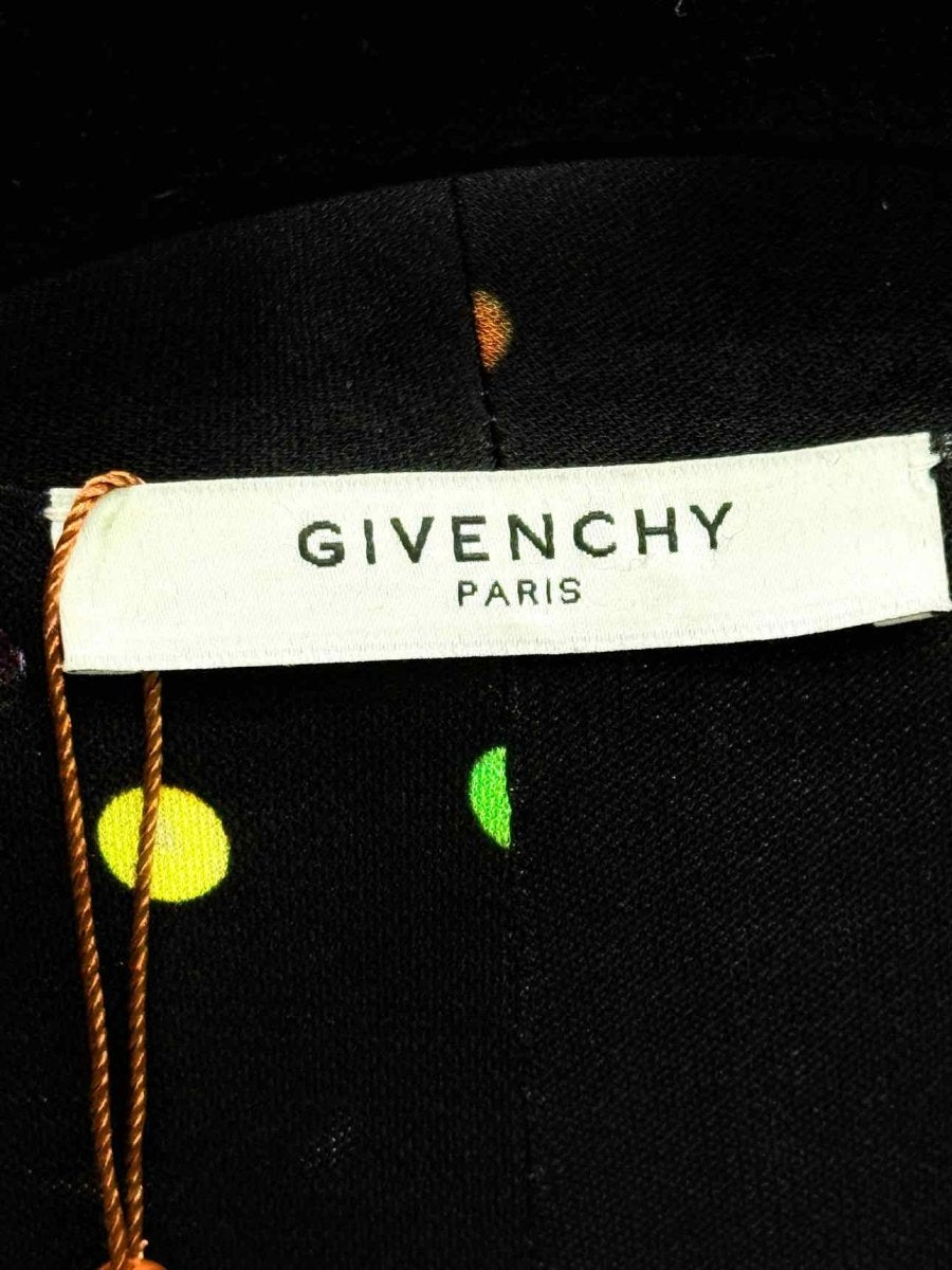 Pre - loved GIVENCHY Lunares Black w/ Multicolor Midi Dress at Reems Closet