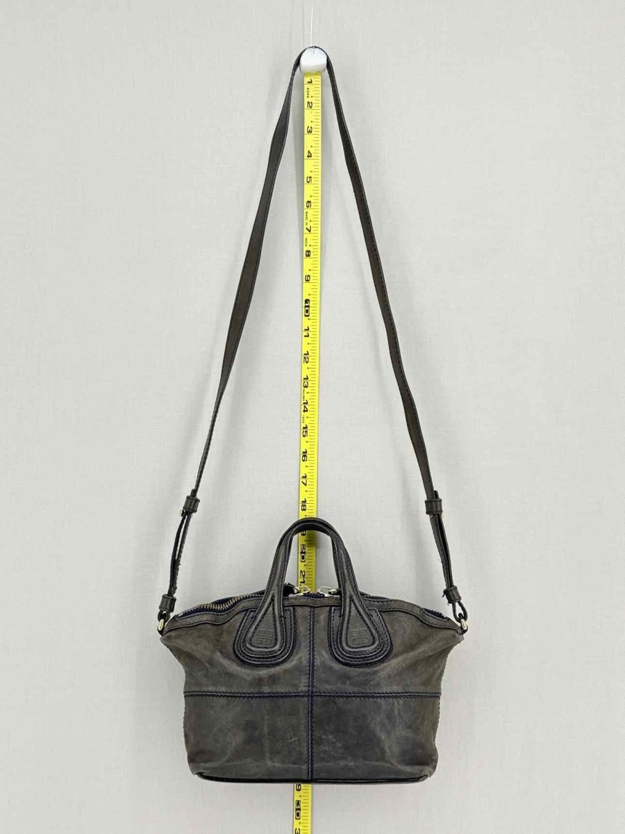 Pre - loved GIVENCHY Nightingale Grey Top Handle at Reems Closet