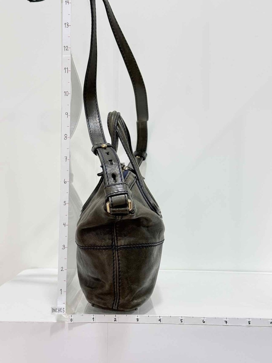 Pre - loved GIVENCHY Nightingale Grey Top Handle at Reems Closet