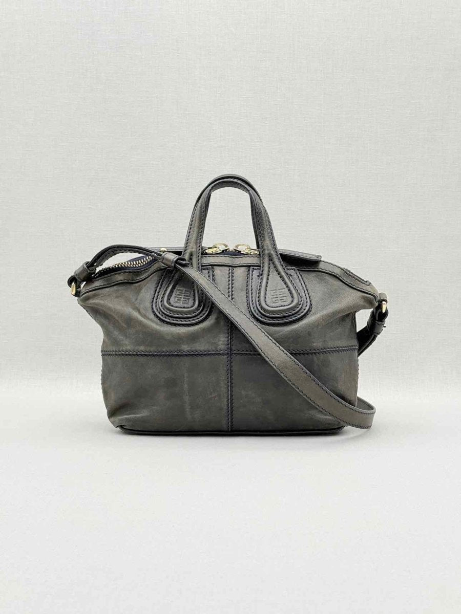 Pre - loved GIVENCHY Nightingale Grey Top Handle at Reems Closet