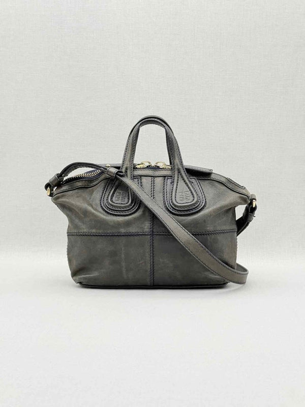 Pre - loved GIVENCHY Nightingale Grey Top Handle at Reems Closet