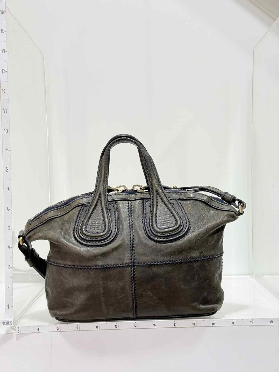 Pre - loved GIVENCHY Nightingale Grey Top Handle at Reems Closet