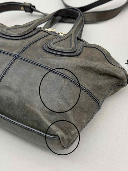 Pre - loved GIVENCHY Nightingale Grey Top Handle at Reems Closet