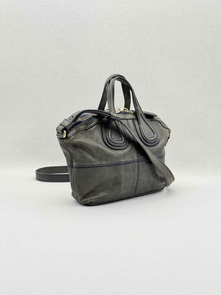 Pre - loved GIVENCHY Nightingale Grey Top Handle at Reems Closet