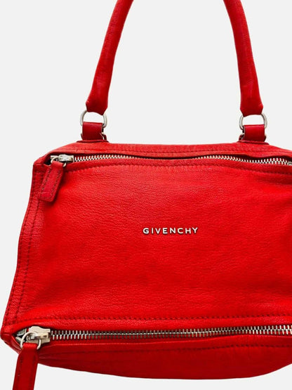 Pre - loved GIVENCHY Pandora Red Crossbody at Reems Closet