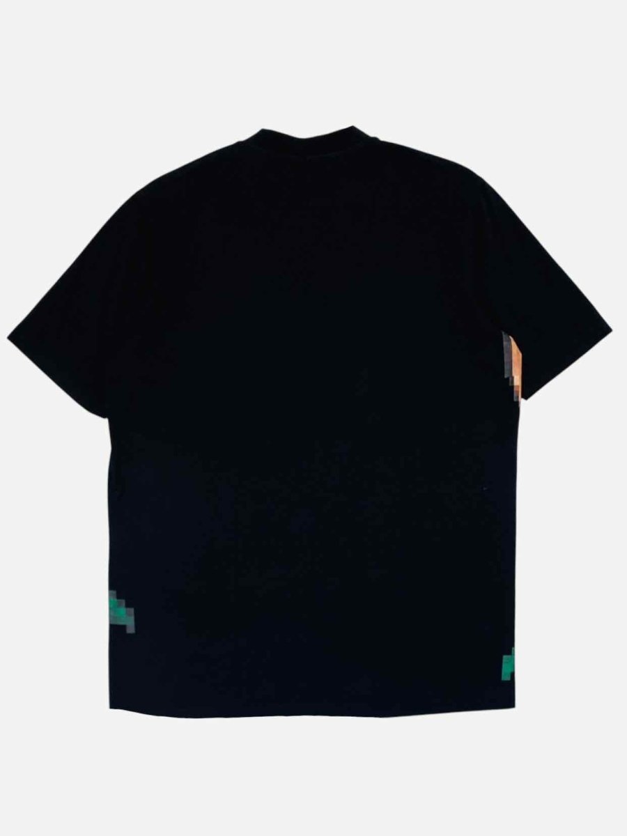 Pre - loved GIVENCHY Pixel Madonna Black Multicolor T-shirt at Reems Closet