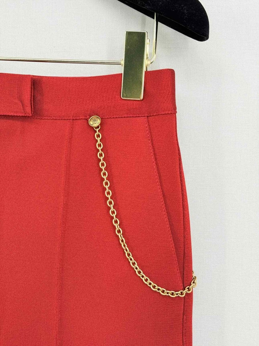 Pre - loved GIVENCHY Red Size XSmall Pants at Reems Closet