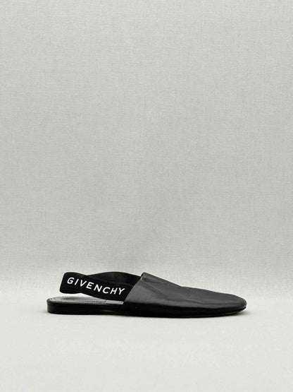 Pre - loved GIVENCHY Rivington Black Size EU 36 Slingbacks at Reems Closet
