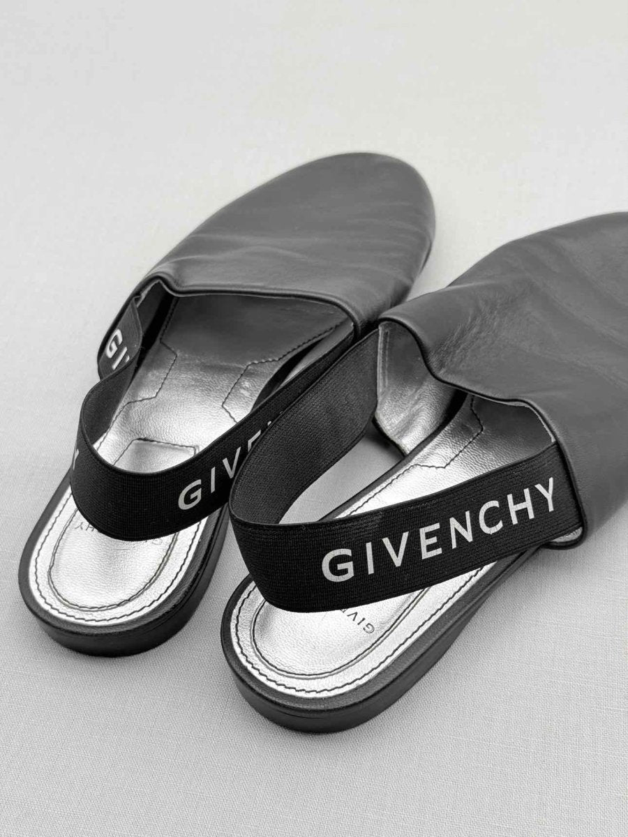 Pre - loved GIVENCHY Rivington Black Size EU 36 Slingbacks at Reems Closet