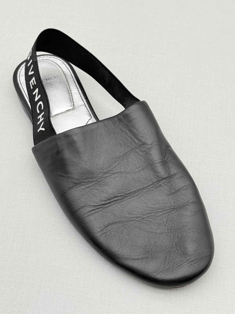 Pre - loved GIVENCHY Rivington Black Size EU 36 Slingbacks at Reems Closet