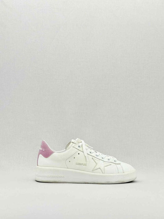 Pre - loved GOLDEN GOOSE Purestar White & Pink Size EU 40 Sneakers at Reems Closet