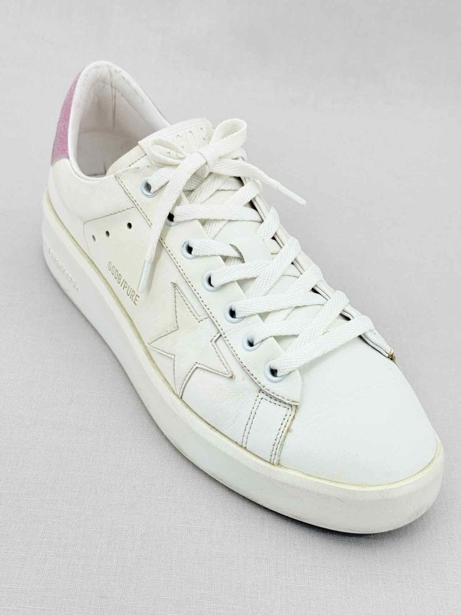 Pre - loved GOLDEN GOOSE Purestar White & Pink Size EU 40 Sneakers at Reems Closet