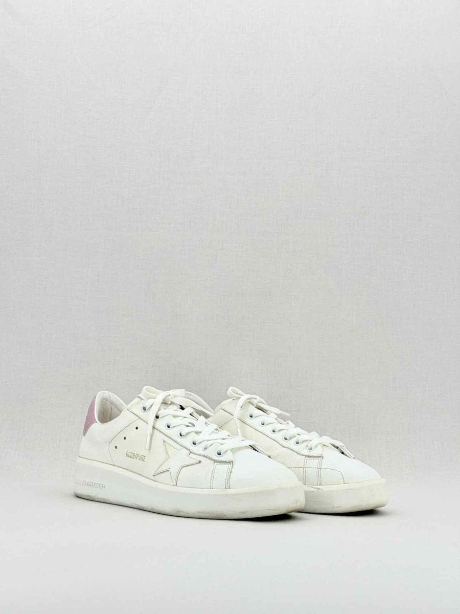 Pre - loved GOLDEN GOOSE Purestar White & Pink Size EU 40 Sneakers at Reems Closet