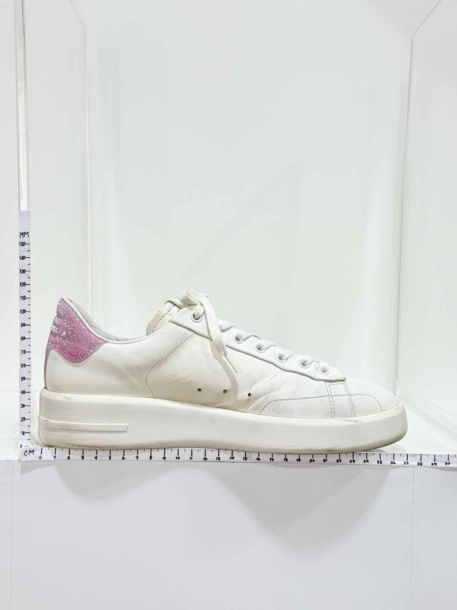 Pre - loved GOLDEN GOOSE Purestar White & Pink Size EU 40 Sneakers at Reems Closet