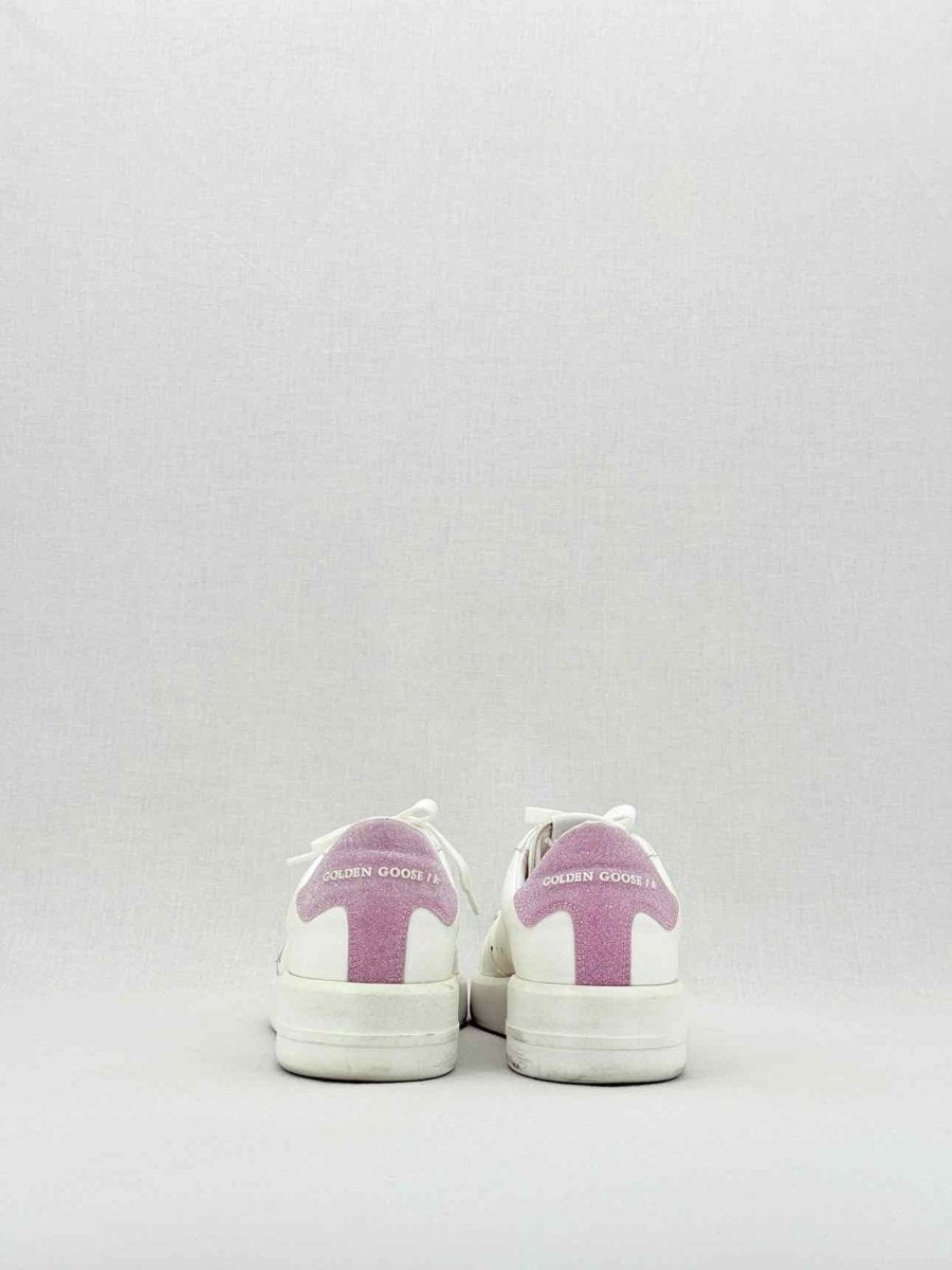 Pre - loved GOLDEN GOOSE Purestar White & Pink Size EU 40 Sneakers at Reems Closet