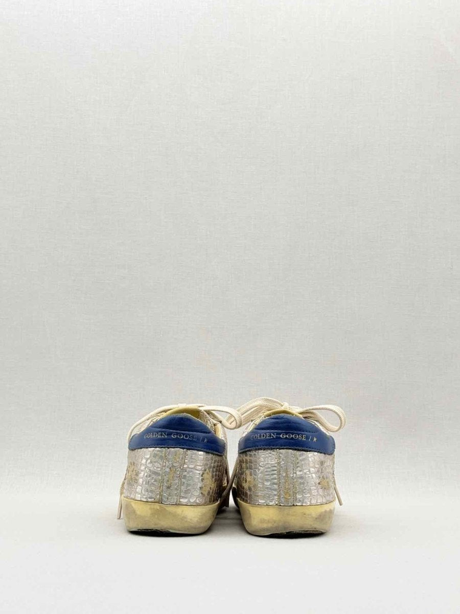 Pre - loved GOLDEN GOOSE White Multicolor Size EU 40 Sneakers at Reems Closet