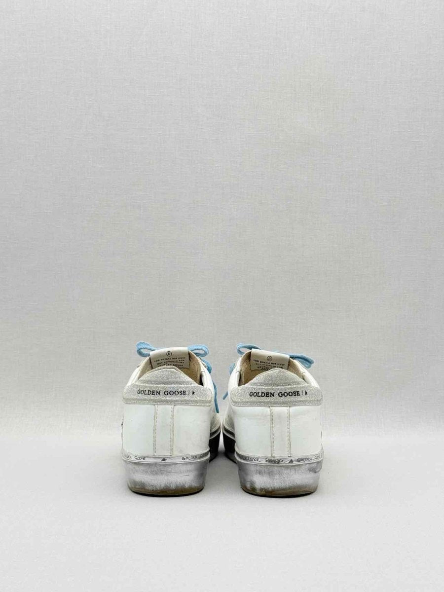 Pre - loved GOLDEN GOOSE White Zebra Print Size EU 37 Sneakers at Reems Closet
