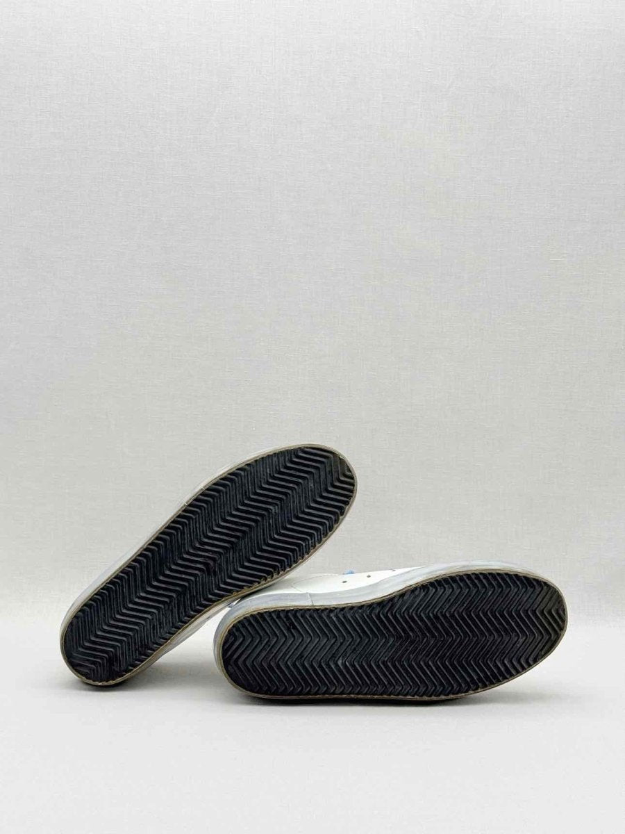 Pre - loved GOLDEN GOOSE White Zebra Print Size EU 37 Sneakers at Reems Closet