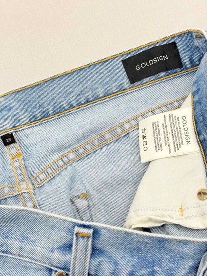 Pre-loved GOLDSIGN Blue Size 29 Jeans at Reems Closet