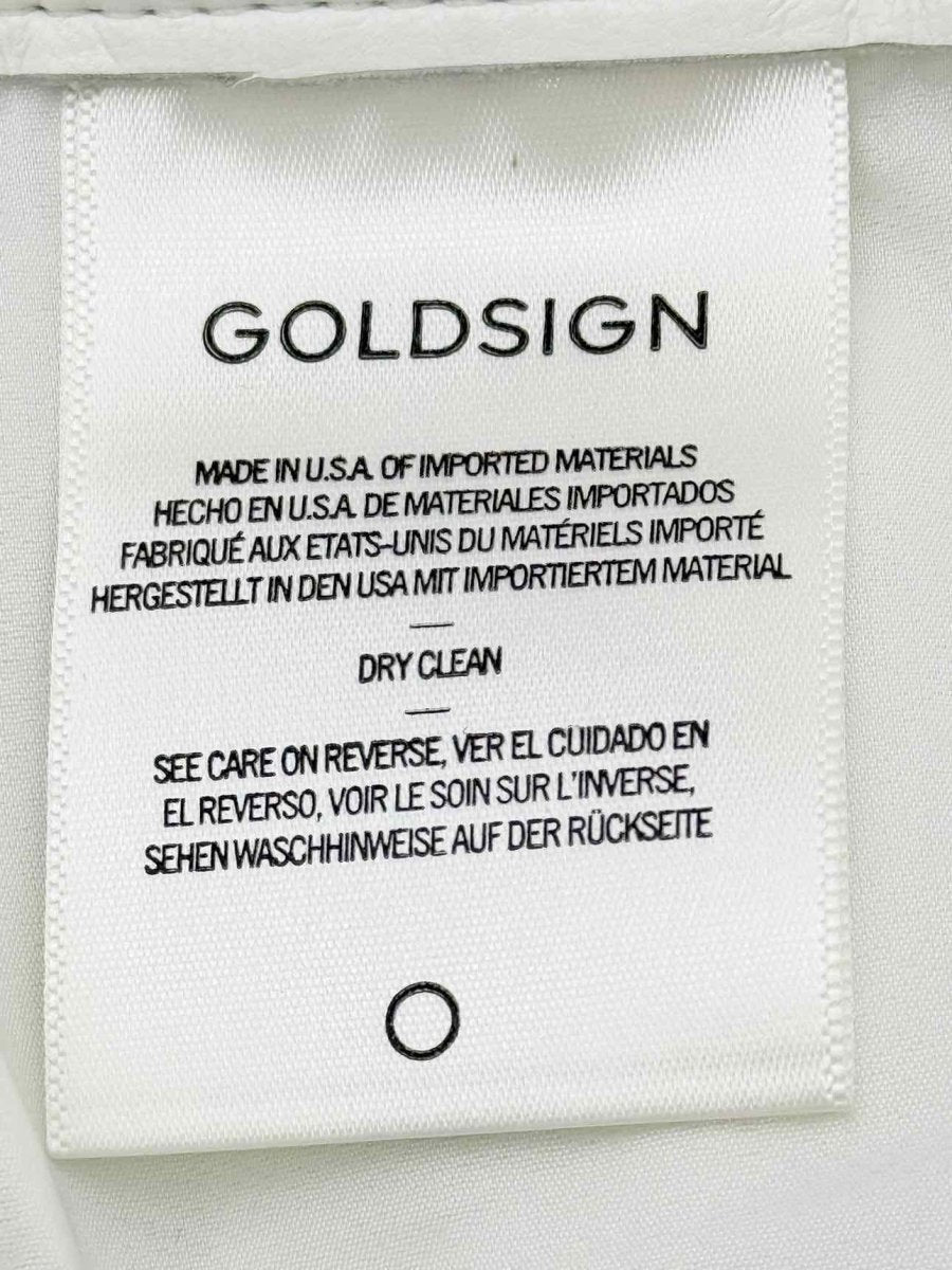 Pre - loved GOLDSIGN Off - white Size 28 Pants at Reems Closet