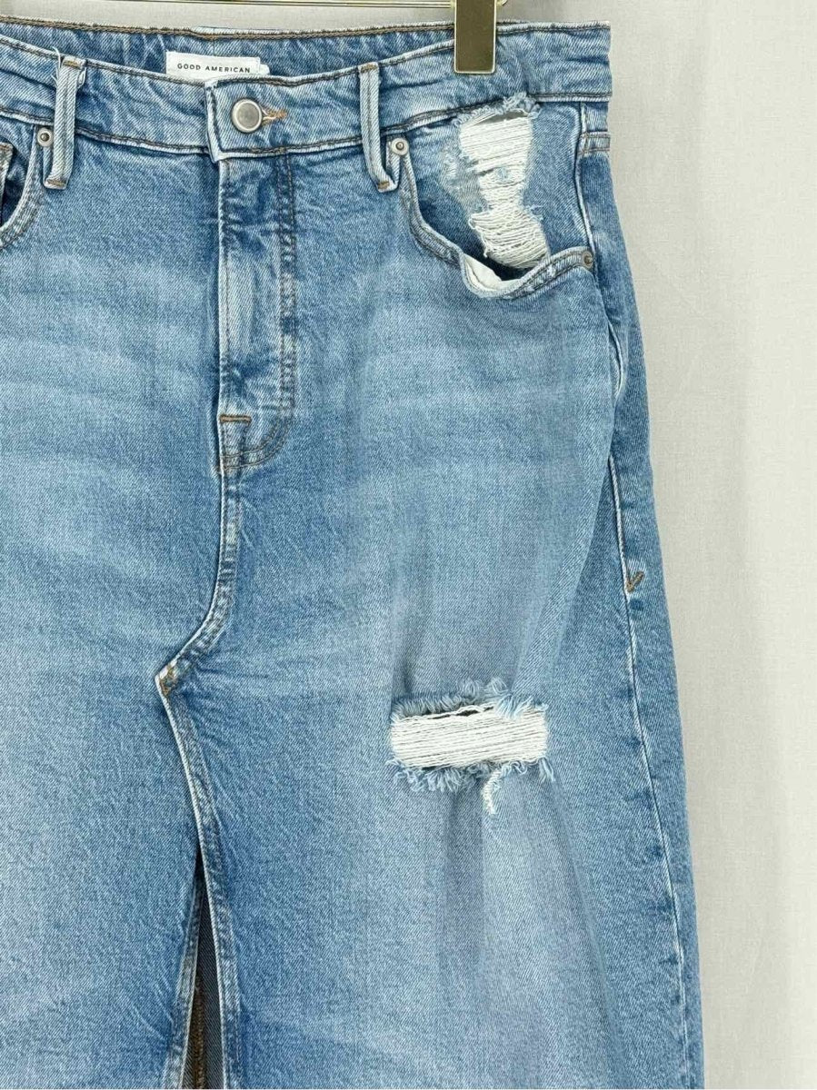 Pre - loved GOOD AMERICAN Blue Size US 8 Long Skirt at Reems Closet