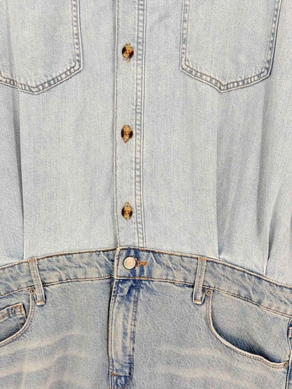 Pre - loved GOOD AMERICAN Light Blue Size Large Short Dress at Reems Closet