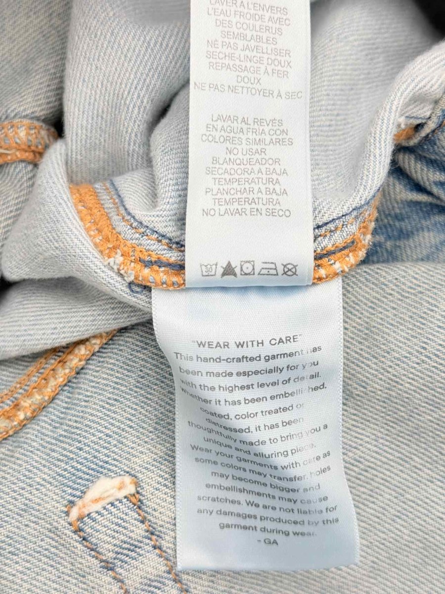 Pre - loved GOOD AMERICAN Light Blue Size Large Short Dress at Reems Closet