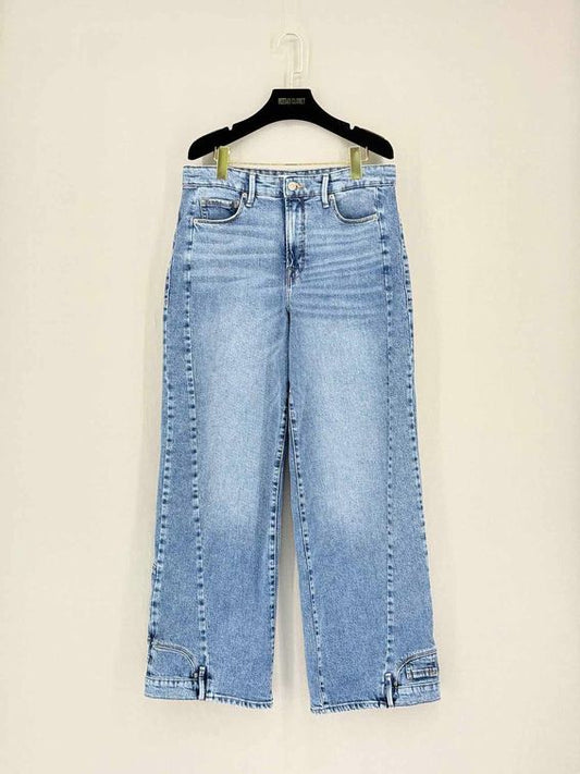 Pre-loved GOOD AMERICAN Reworked Blue Size 28 Jeans at Reems Closet
