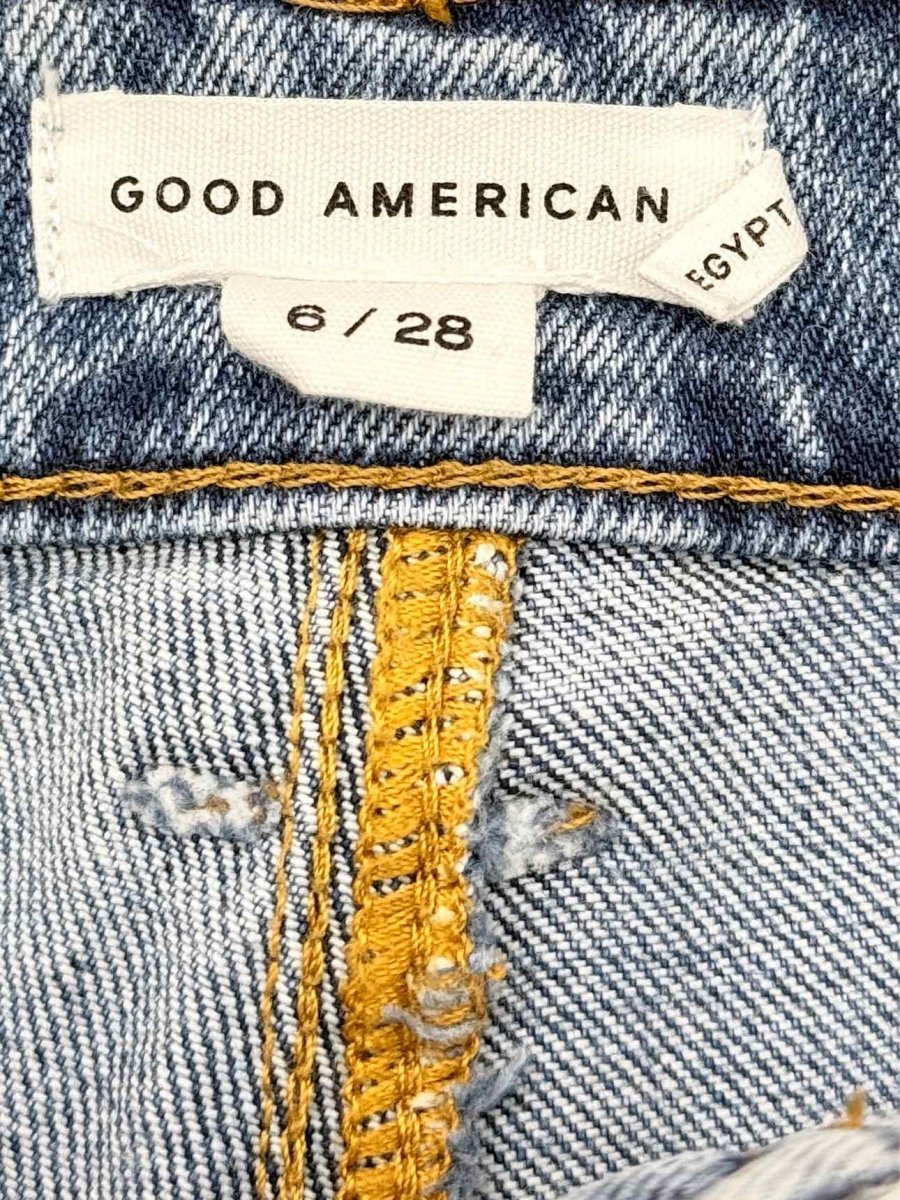 Pre-loved GOOD AMERICAN Reworked Blue Size 28 Jeans at Reems Closet