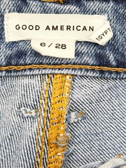 Pre-loved GOOD AMERICAN Reworked Blue Size 28 Jeans at Reems Closet