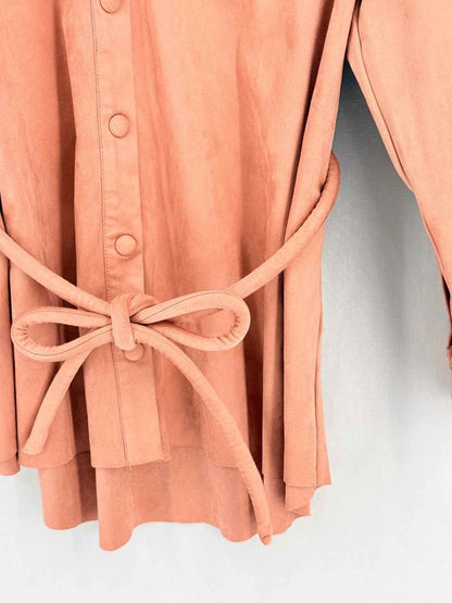 Pre - loved GOOD AMERICAN Rose Pink Size Large Jacket at Reems Closet