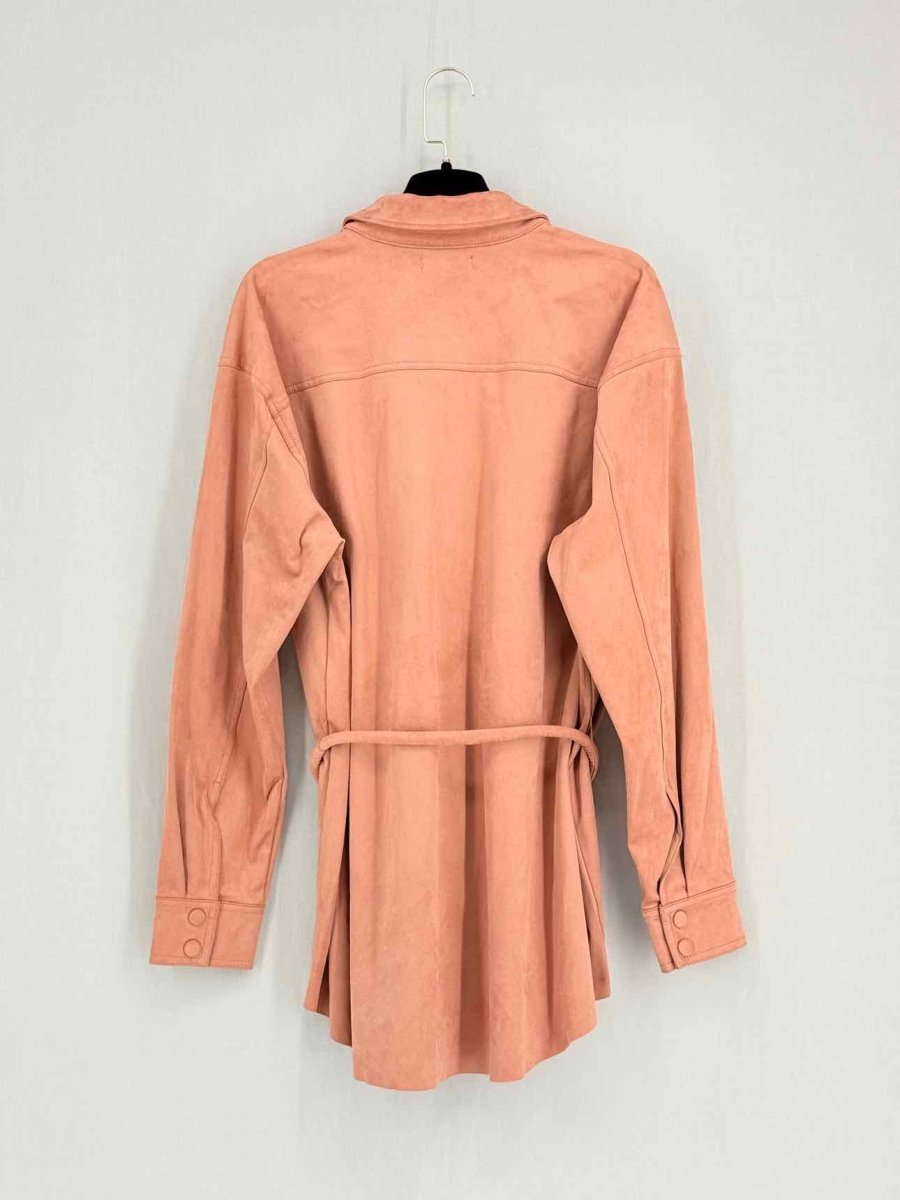 Pre - loved GOOD AMERICAN Rose Pink Size Large Jacket at Reems Closet