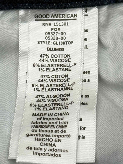 Pre - loved GOOD AMERICAN Straight Leg Blue Size 25 Jeans at Reems Closet