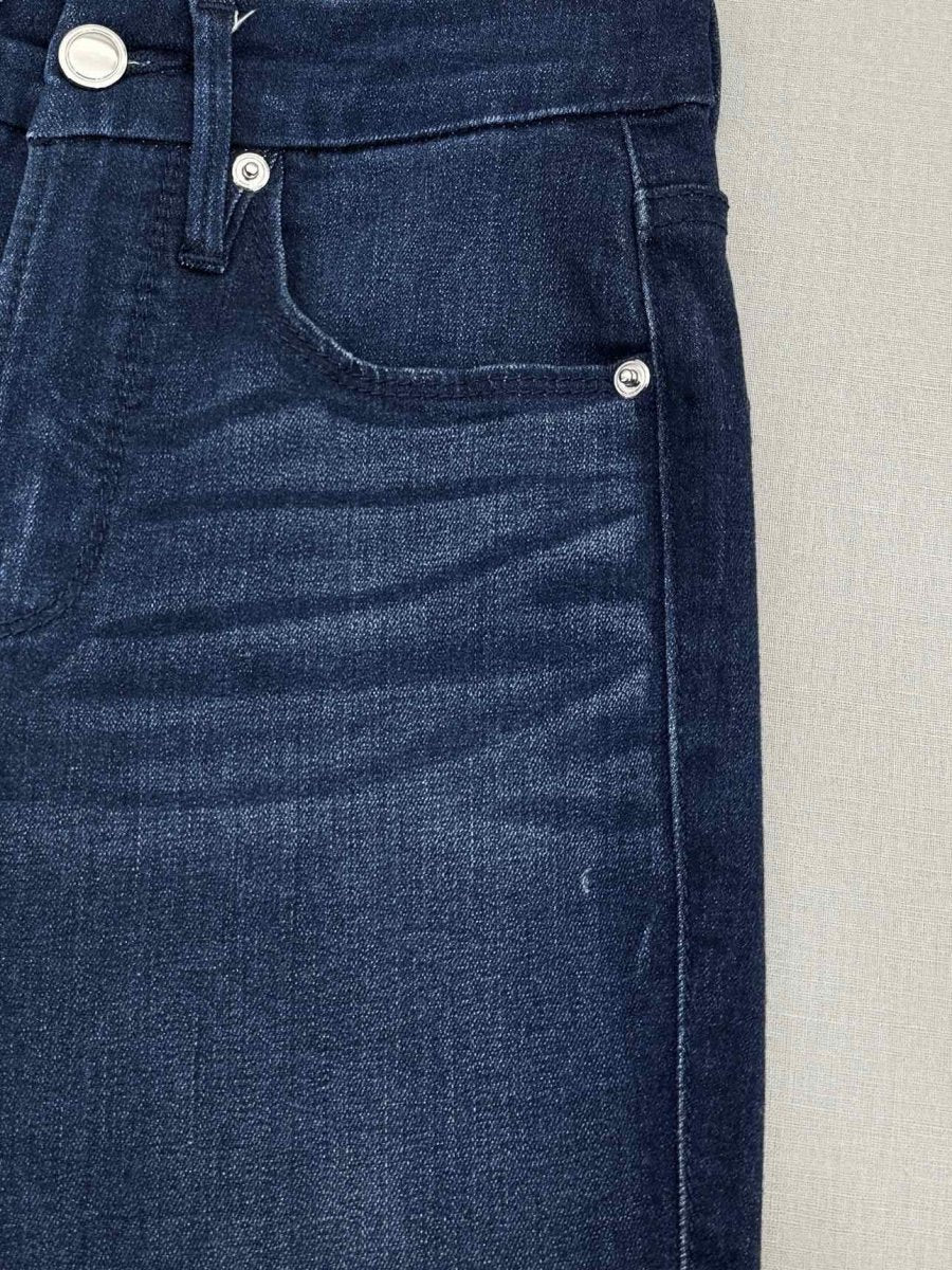 Pre - loved GOOD AMERICAN Straight Leg Blue Size 25 Jeans at Reems Closet