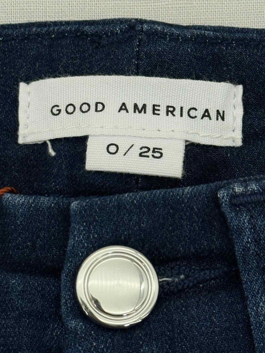 Pre - loved GOOD AMERICAN Straight Leg Blue Size 25 Jeans at Reems Closet