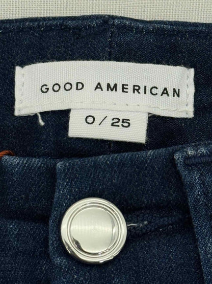 Pre - loved GOOD AMERICAN Straight Leg Blue Size 25 Jeans at Reems Closet