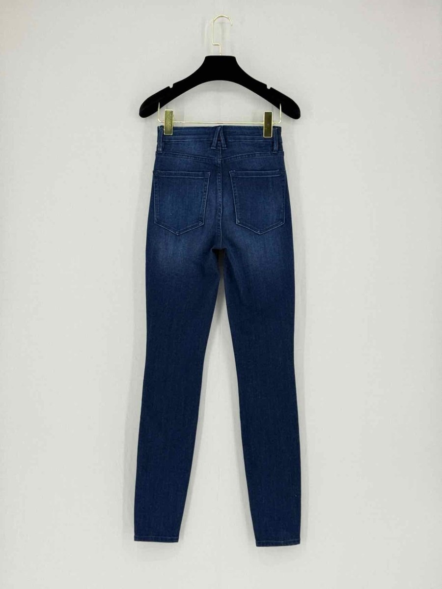 Pre - loved GOOD AMERICAN Straight Leg Blue Size 25 Jeans at Reems Closet