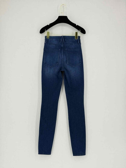 Pre - loved GOOD AMERICAN Straight Leg Blue Size 25 Jeans at Reems Closet