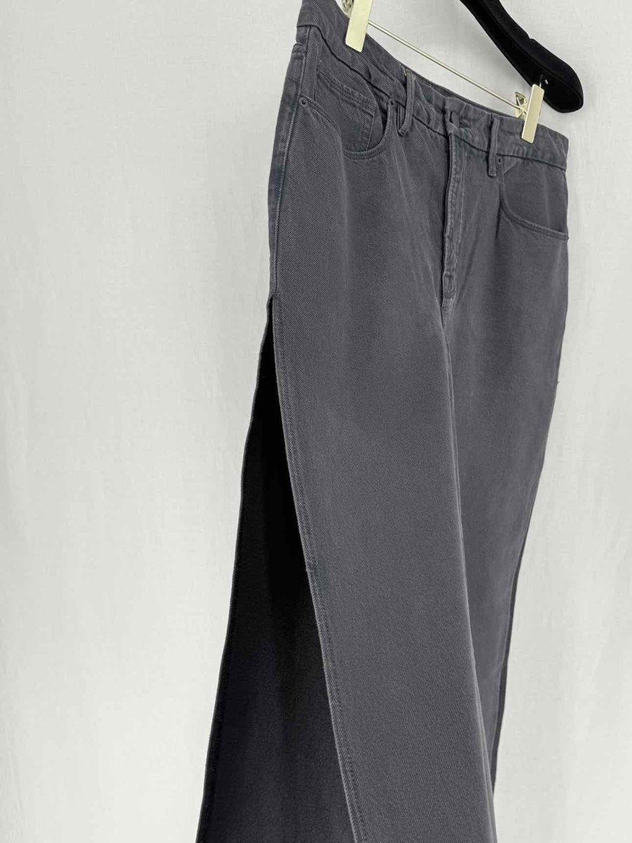 Pre - loved GOOD AMERICAN Wide Leg Black Size 29 Jeans at Reems Closet