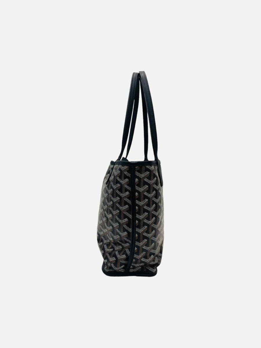 Pre - loved GOYARD Anjou Black Tote Bag at Reems Closet