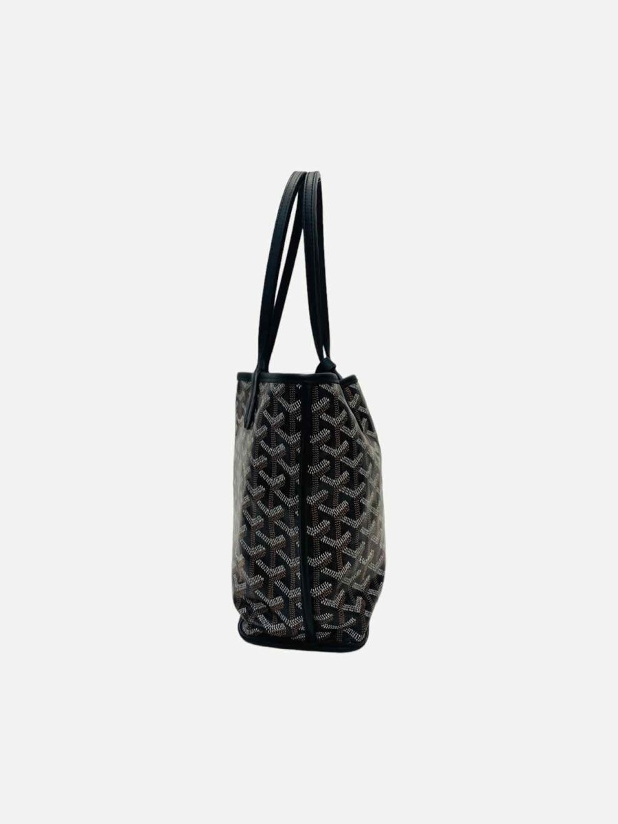 Pre - loved GOYARD Anjou Black Tote Bag at Reems Closet