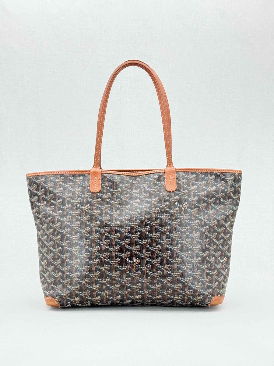 Pre - loved GOYARD Artois Black Tote Bag at Reems Closet