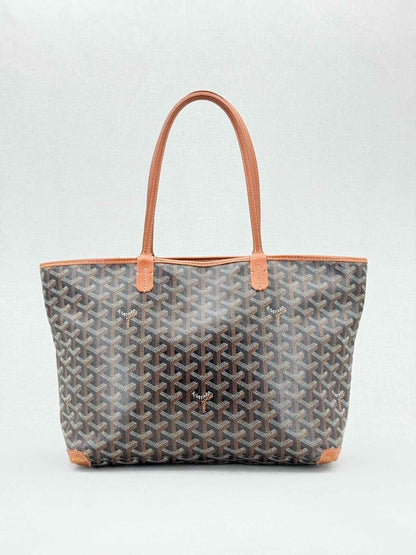 Pre - loved GOYARD Artois Black Tote Bag at Reems Closet