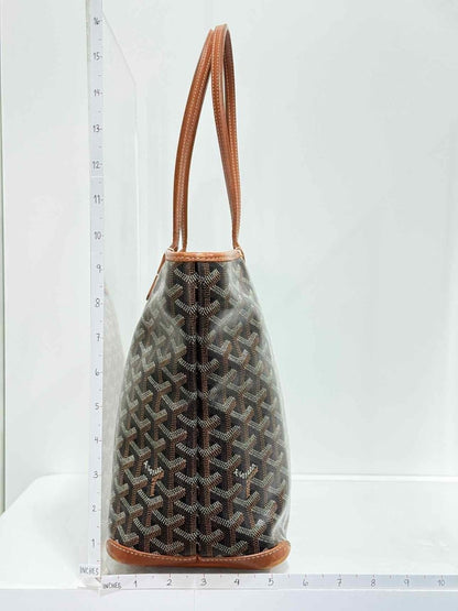 Pre - loved GOYARD Artois Black Tote Bag at Reems Closet