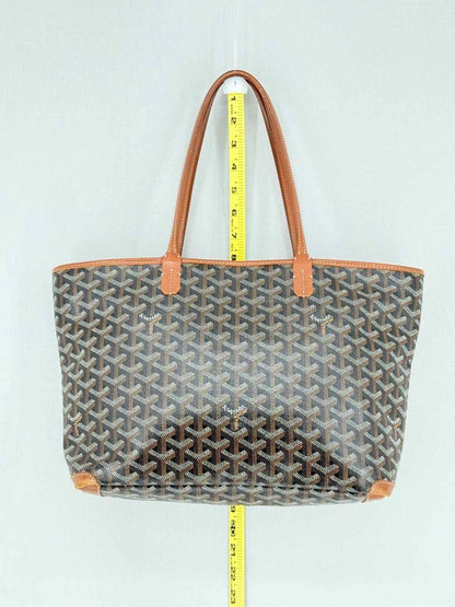 Pre - loved GOYARD Artois Black Tote Bag at Reems Closet