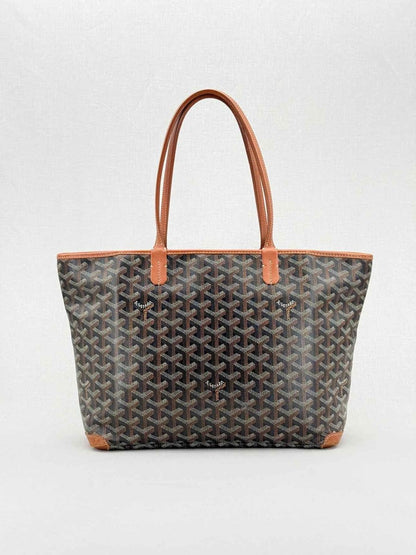 Pre - loved GOYARD Artois Black Tote Bag at Reems Closet