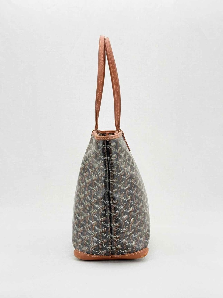 Pre - loved GOYARD Artois Black Tote Bag at Reems Closet
