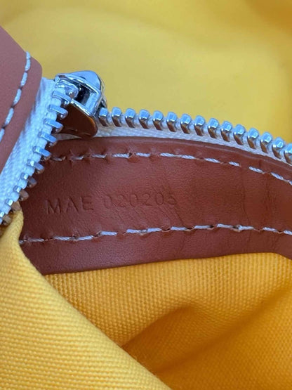 Pre - loved GOYARD Bourget Black & Tan Goryardine Rolling Luggage at Reems Closet