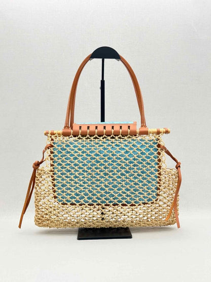 Pre-loved GOYARD Limited Edition Brown & Blue Tote Bag at Reems Closet
